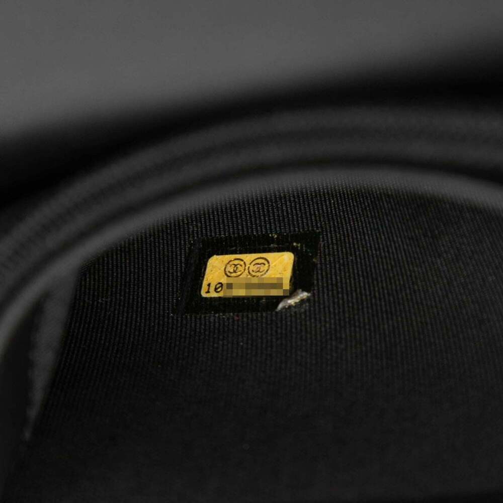 CHANEL Black Lambskin Leather Logo Wallet - Picture 6 of 8